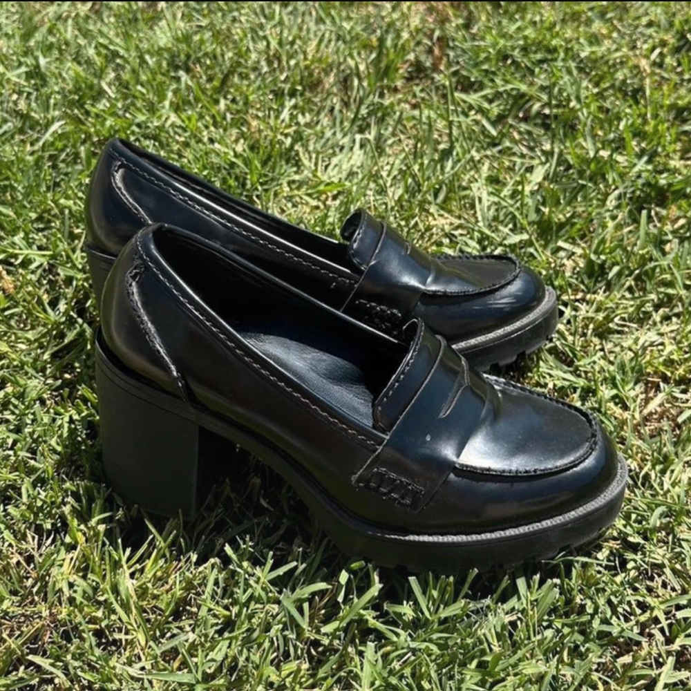 dolce by mojo moxy vintage black leather loafers